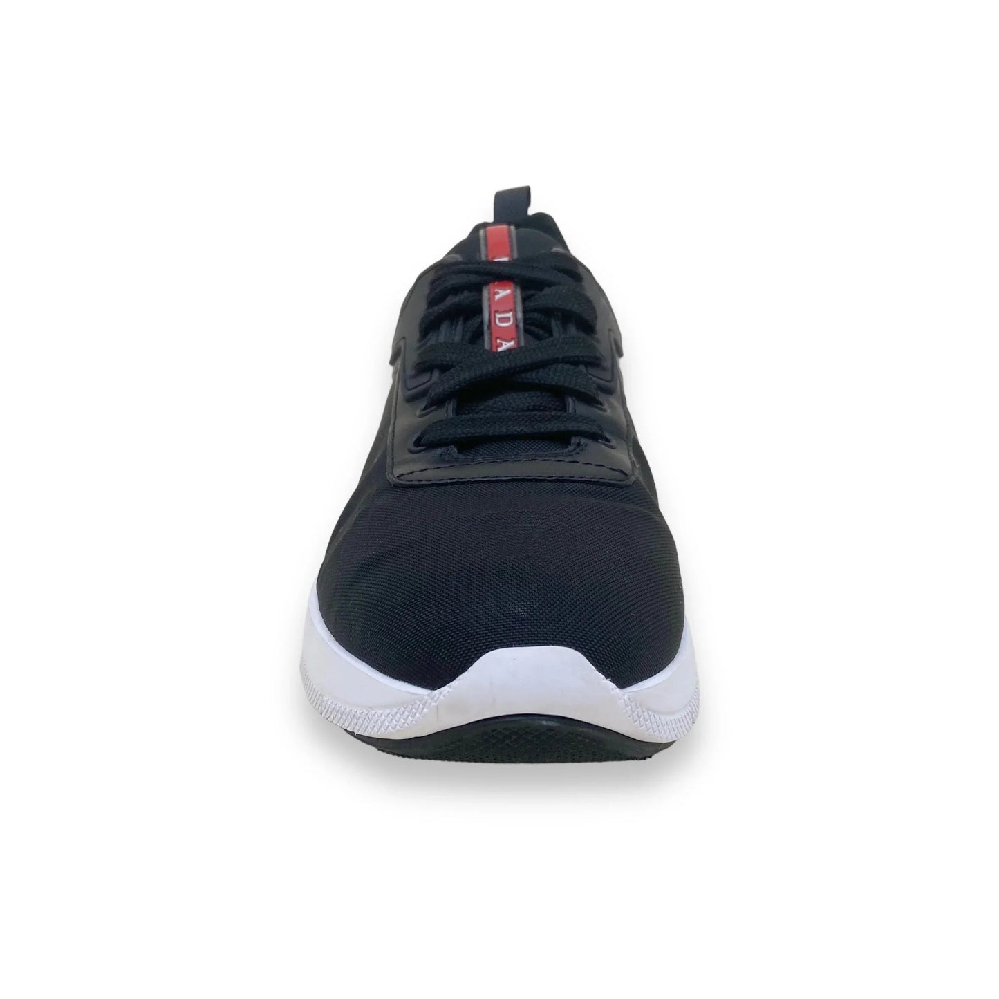 PRADA NYLON TECHNICAL FABRIC SNEAKERS BLACK UK6