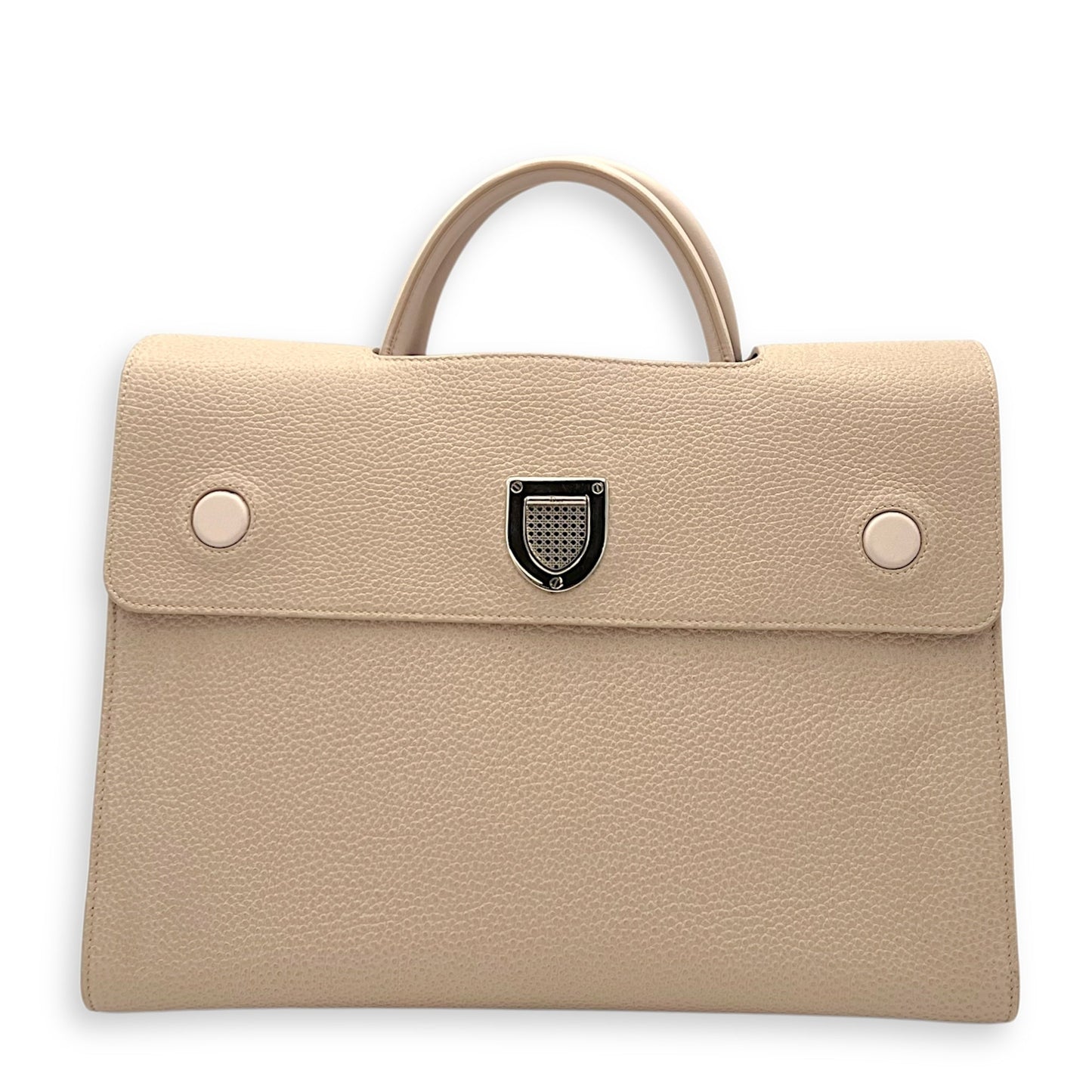 Diorever Top Handle Bag Pink in Calfskin, Silver hardware