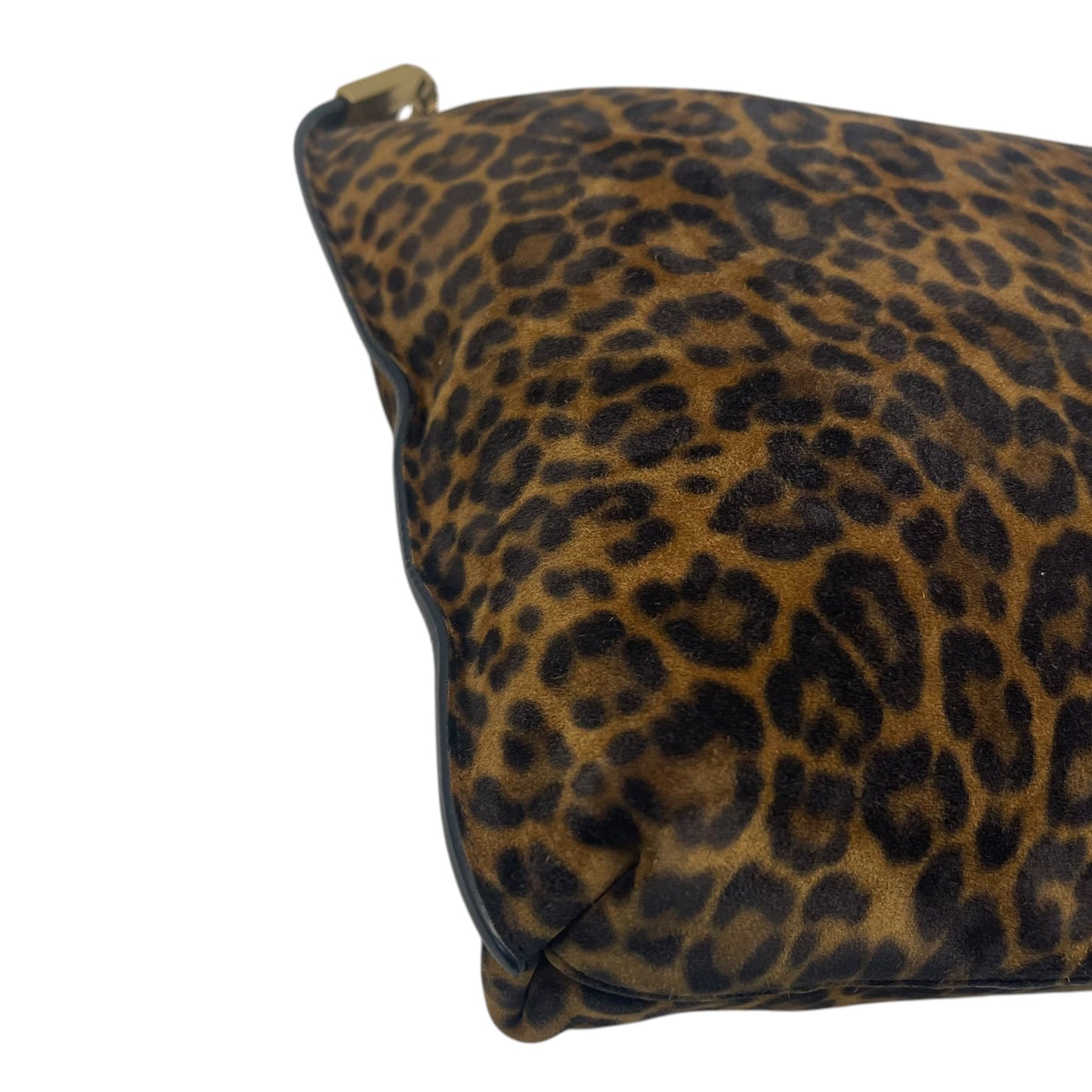 Yves Saint Laurent Suzanne Medium Leopard-print Suede Shoulder Bag In Natural