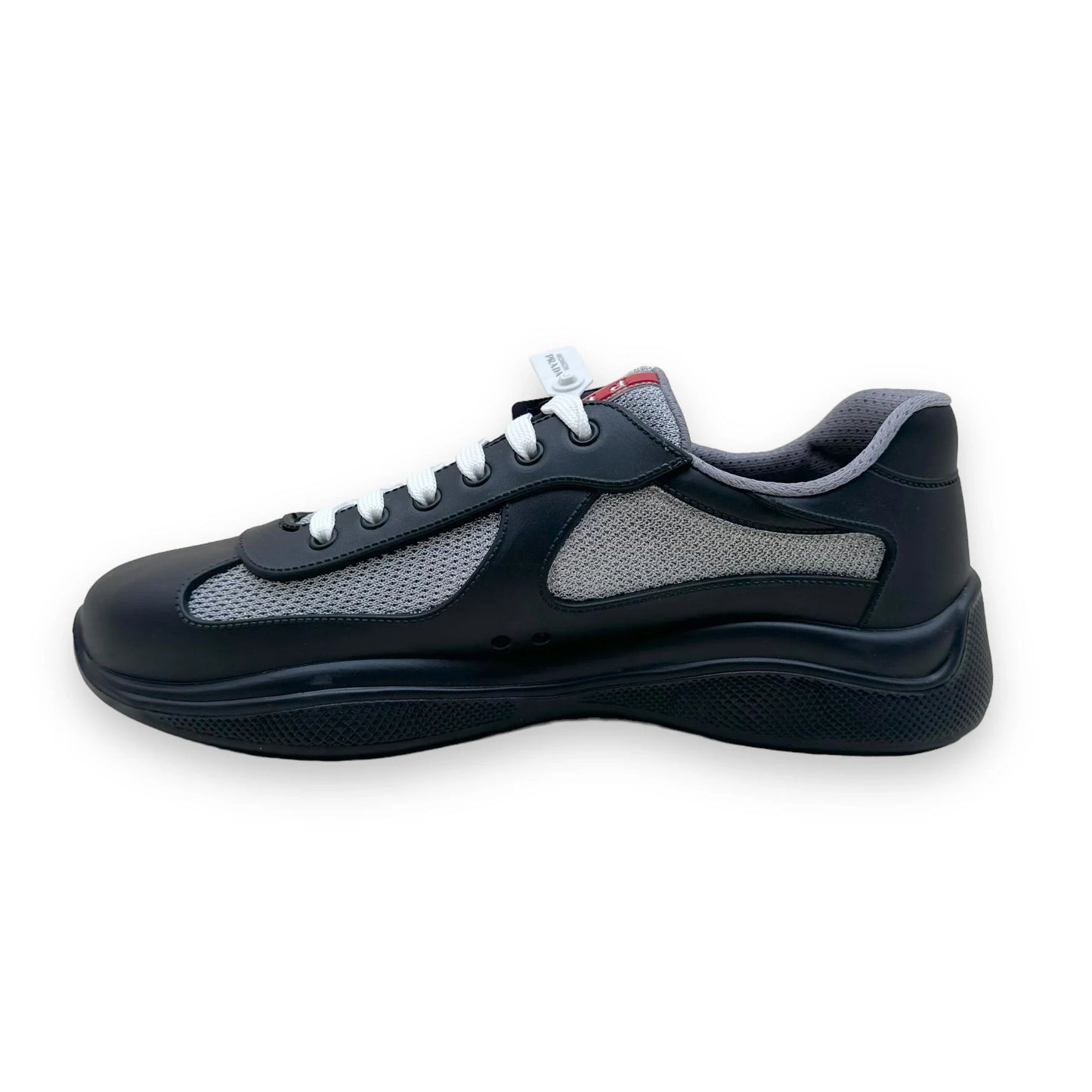 PRADA AMERICA’S CUP SOFT RUBBER SNEAKER BLACK UK9