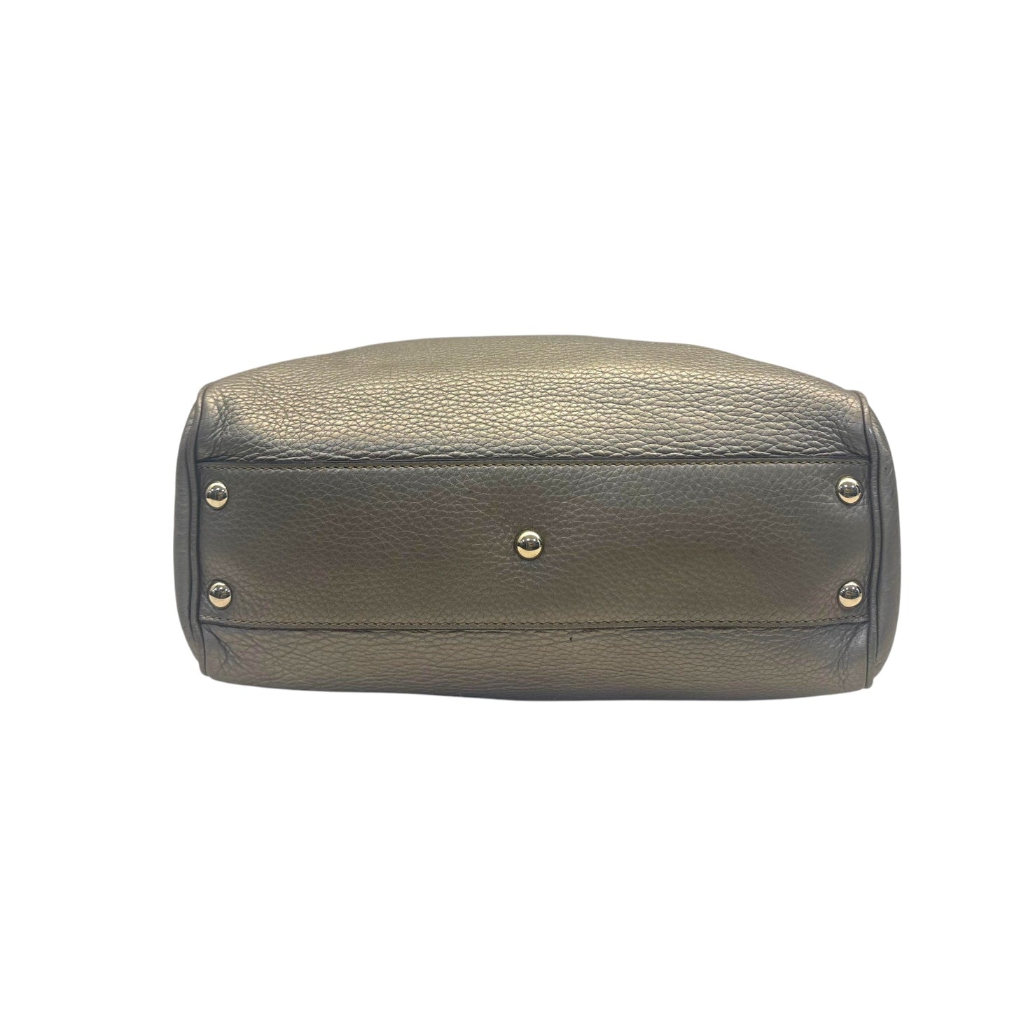 Gucci Metallic Beige Leather Bag