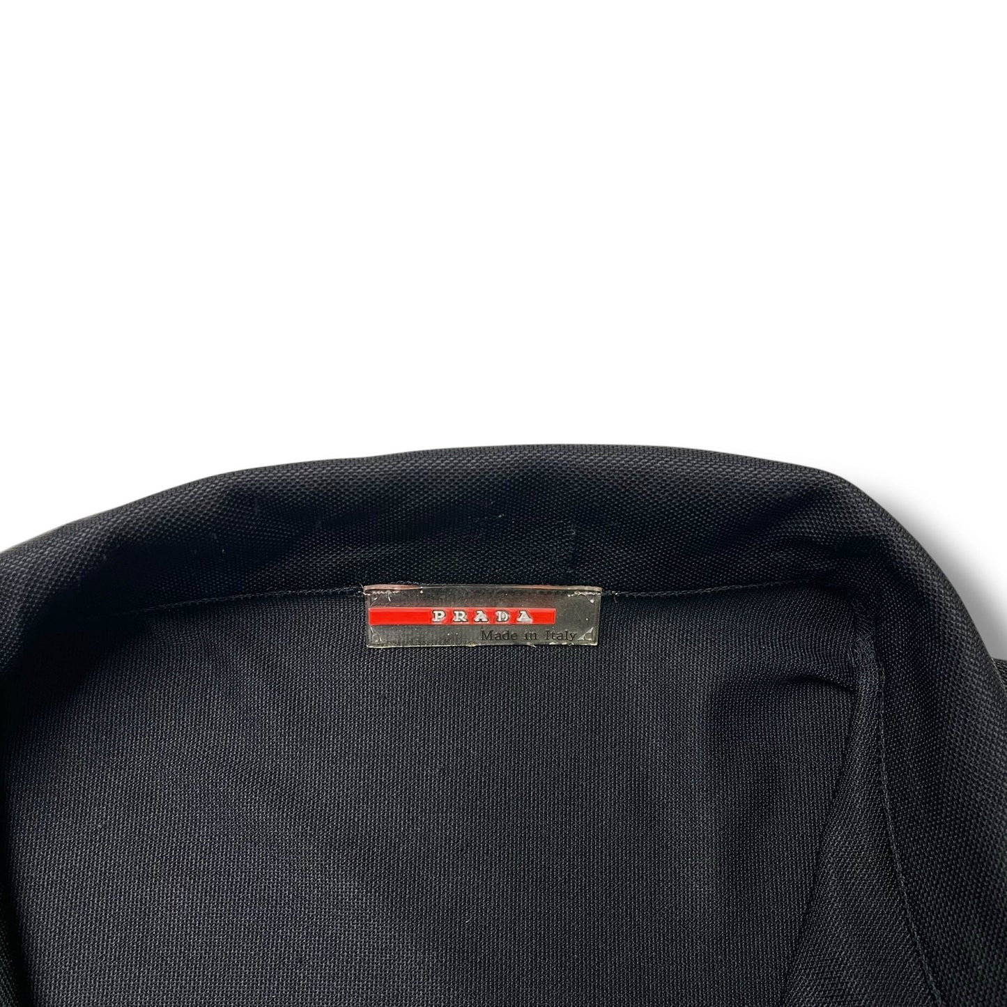 Prada Sport Full Zip Technical Short Sleeve Polo Shirt (XXL)