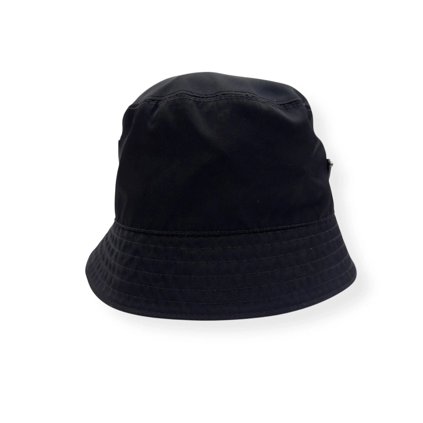 PRADA RE-NYLON BUCKET HAT BLACK M