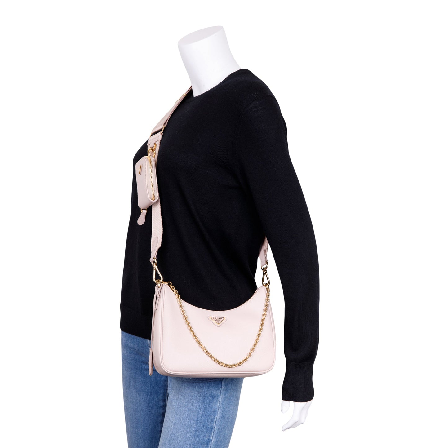 Prada 2021 Re-Edition 2005 Saffiano Leather Shoulder Bag