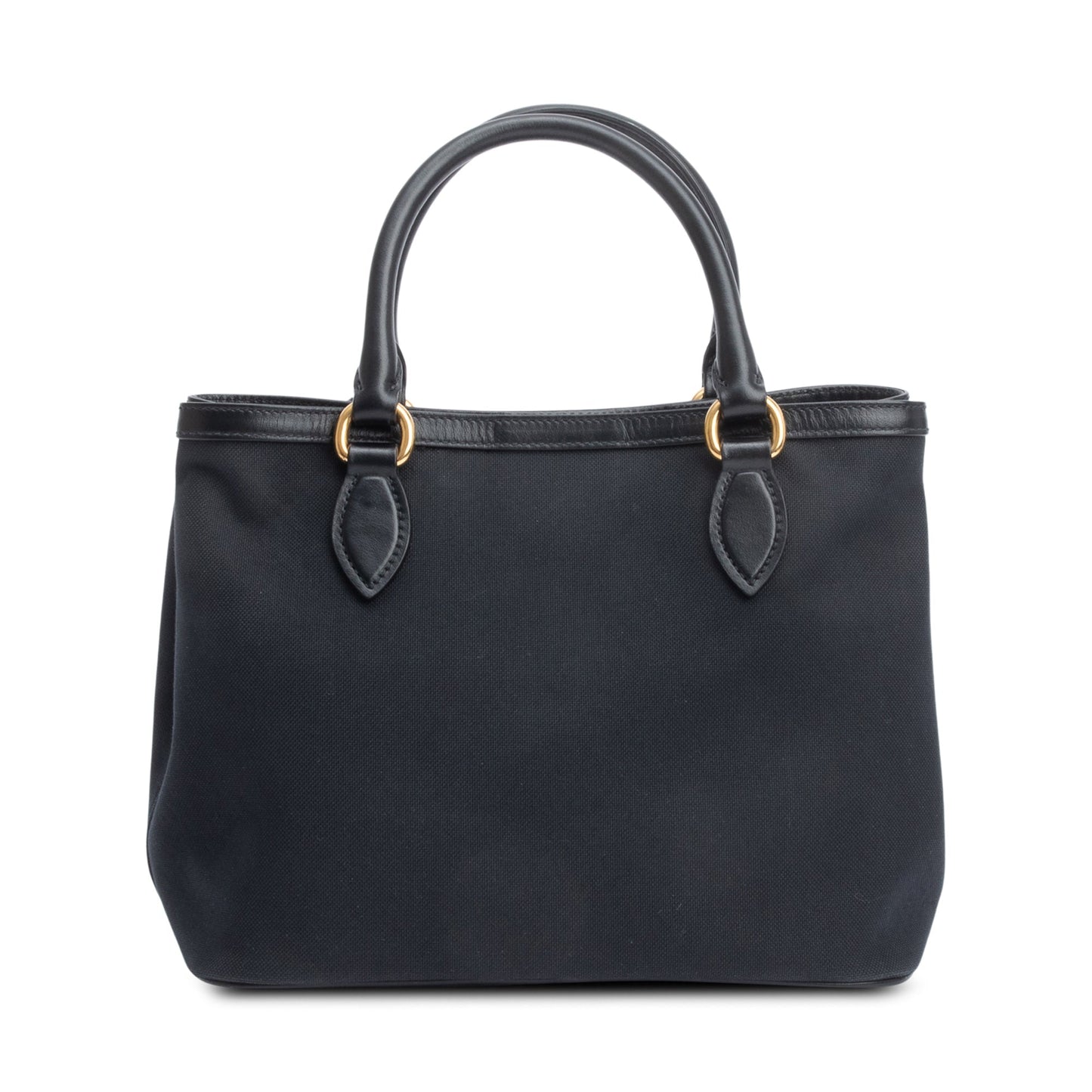 Prada Black Jacquard Logo Tote