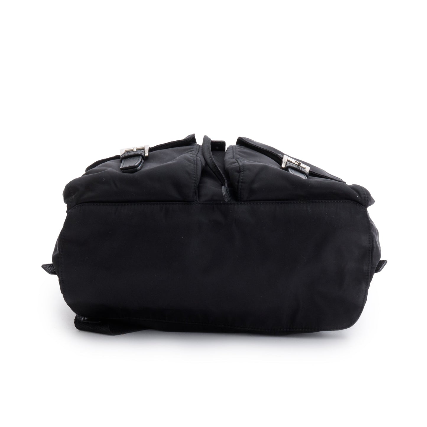 Prada Black Re-Nylon Saffiano Medium Backpack