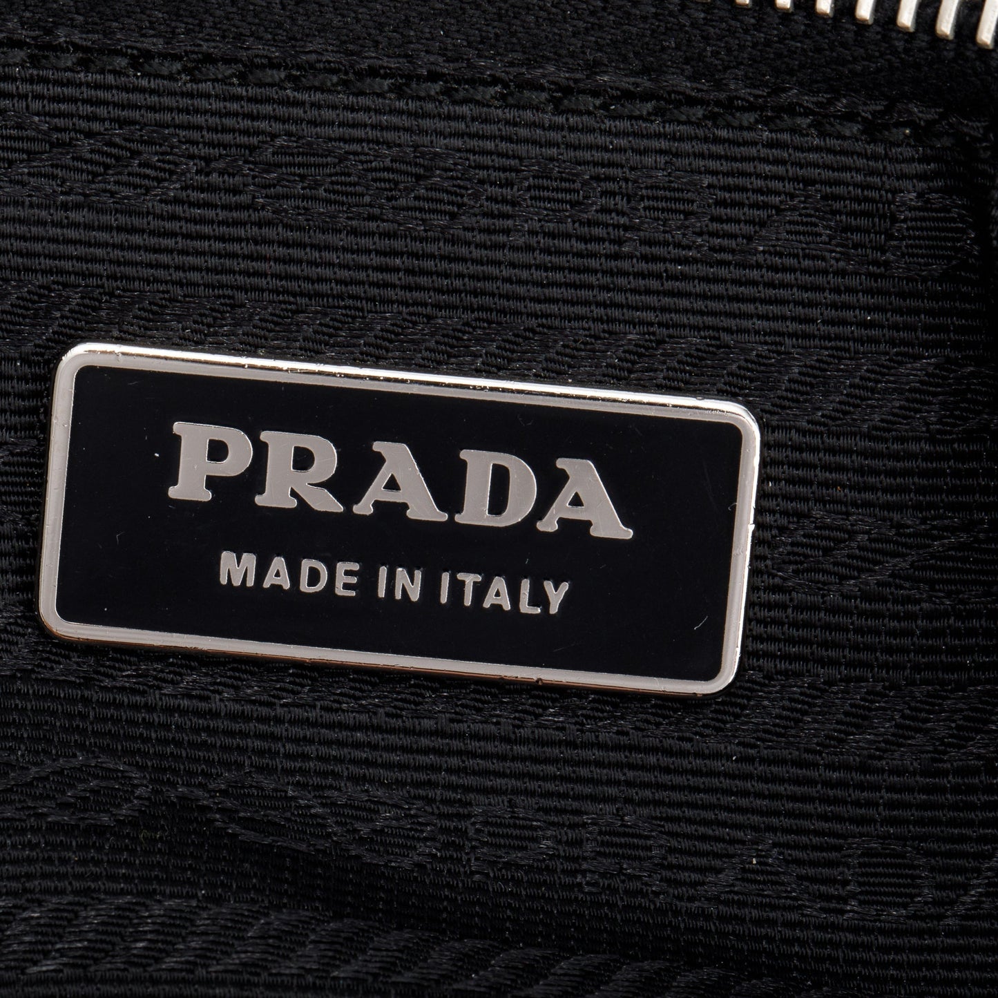 Prada Black Saffiano Leather-Trimmed Tessuto Nylon Hobo Bag
