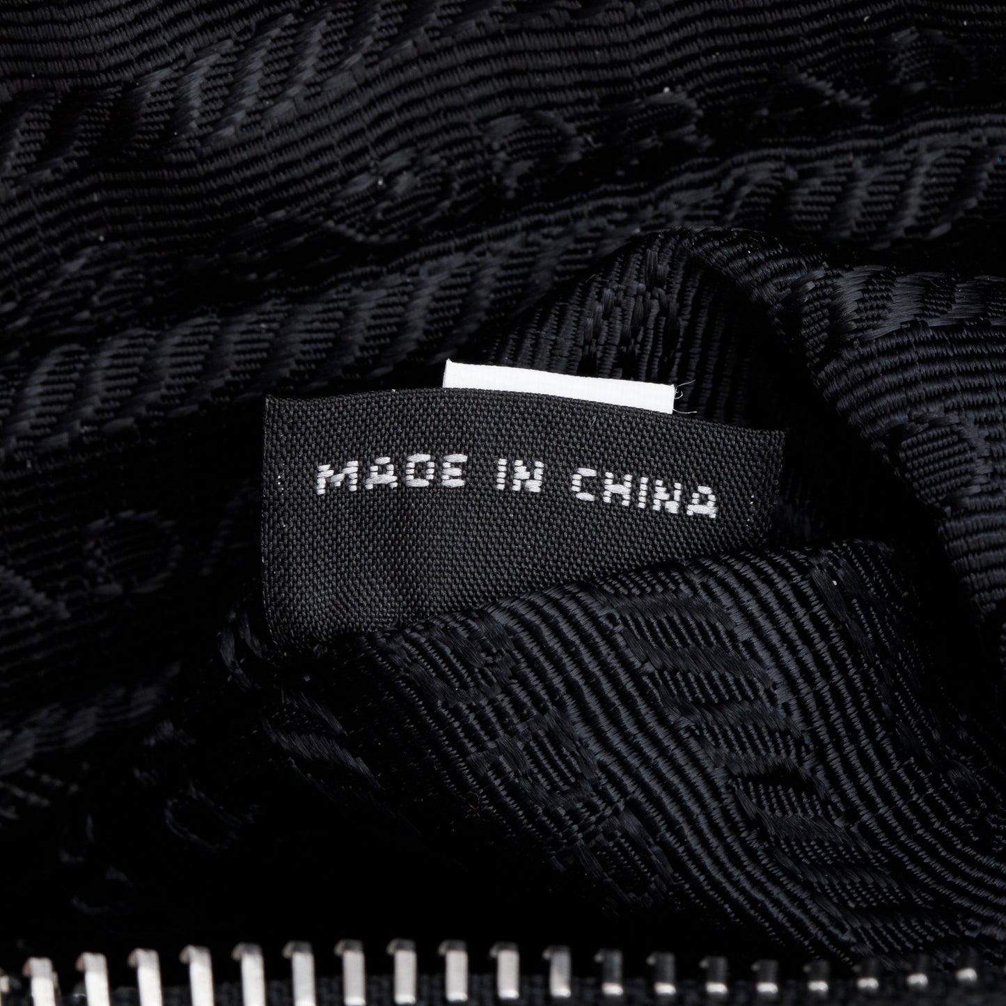Prada Black Tessuto Nylon Impunture Camera Bag