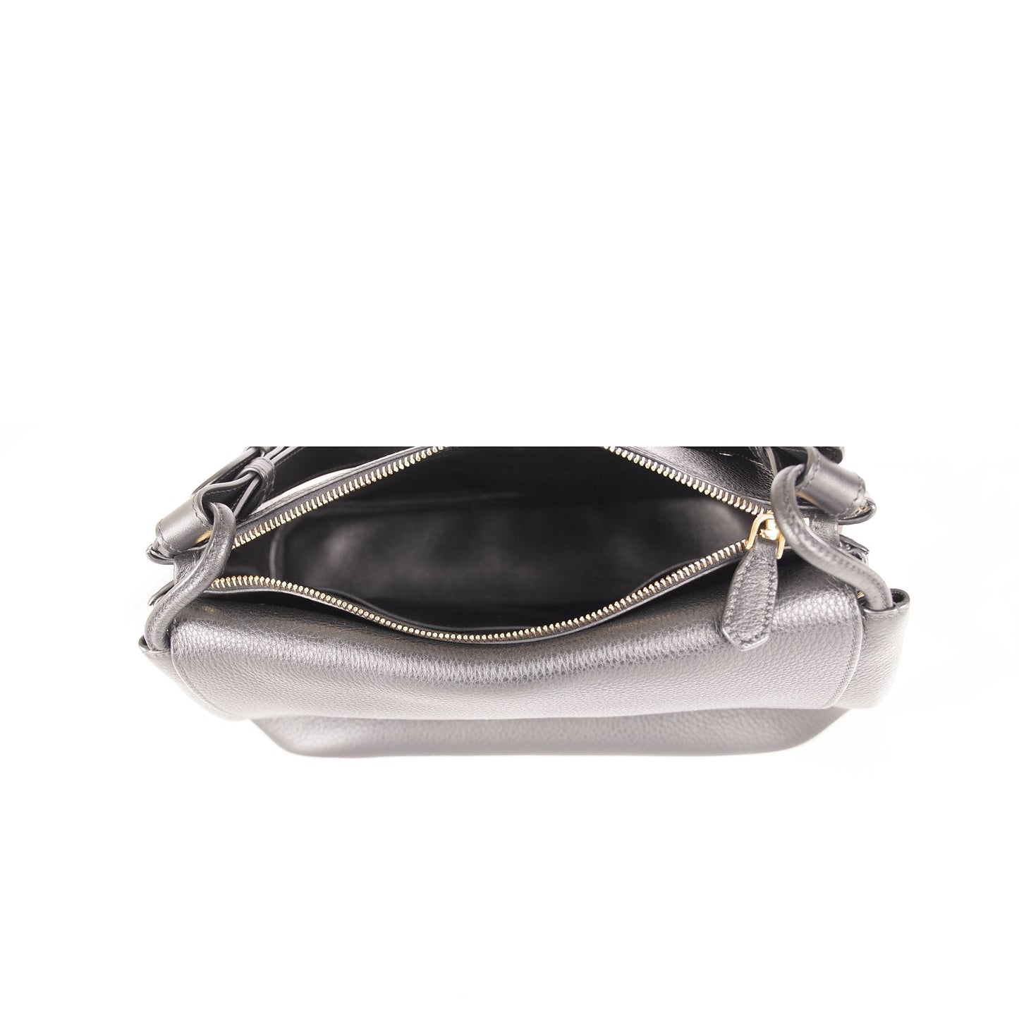 Prada Black Vitello Daino Shoulder Bag