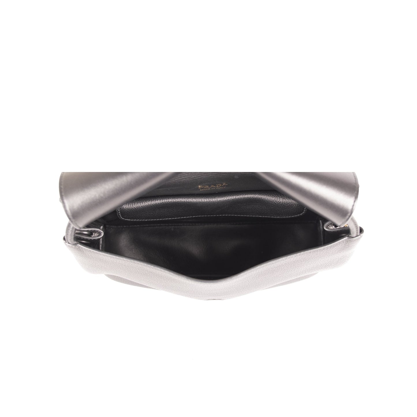 Prada Black Vitello Daino Shoulder Bag