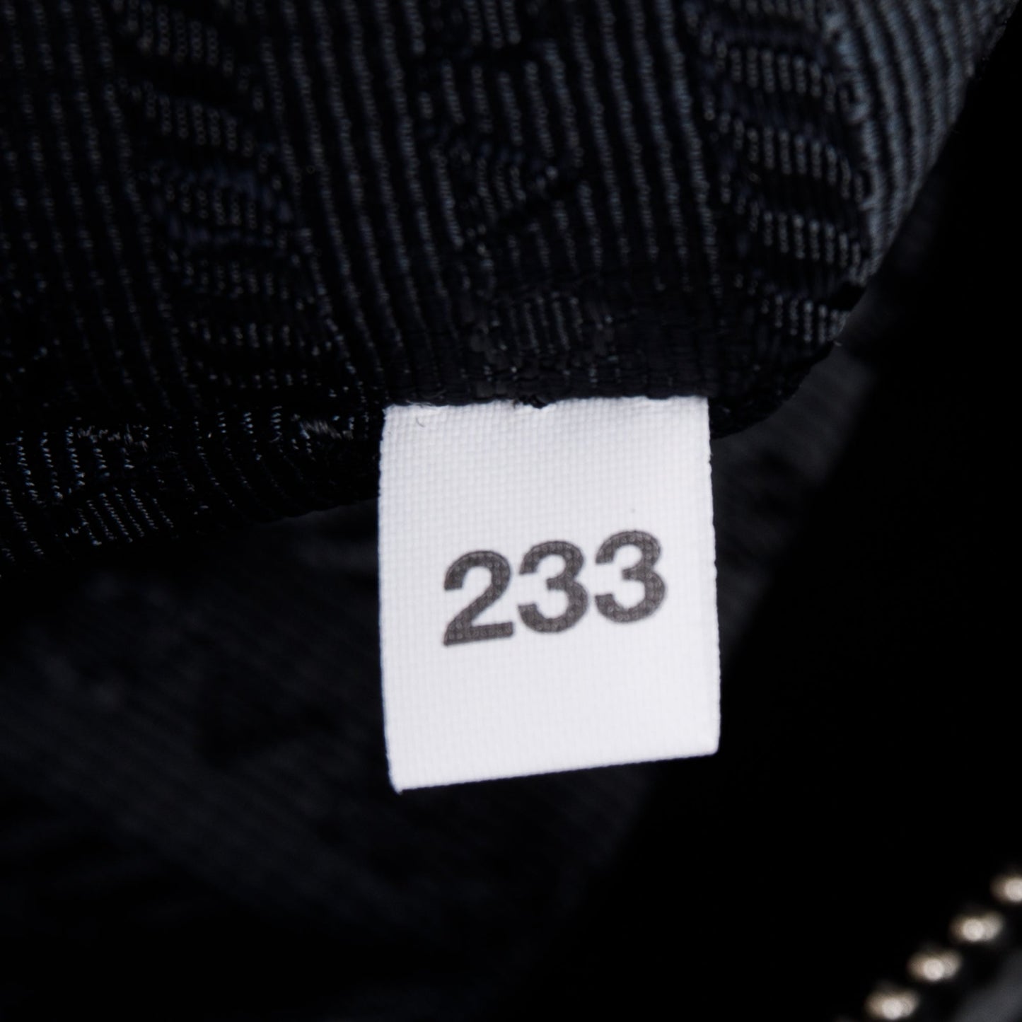 Prada Black Vitello Daino Zip Tote