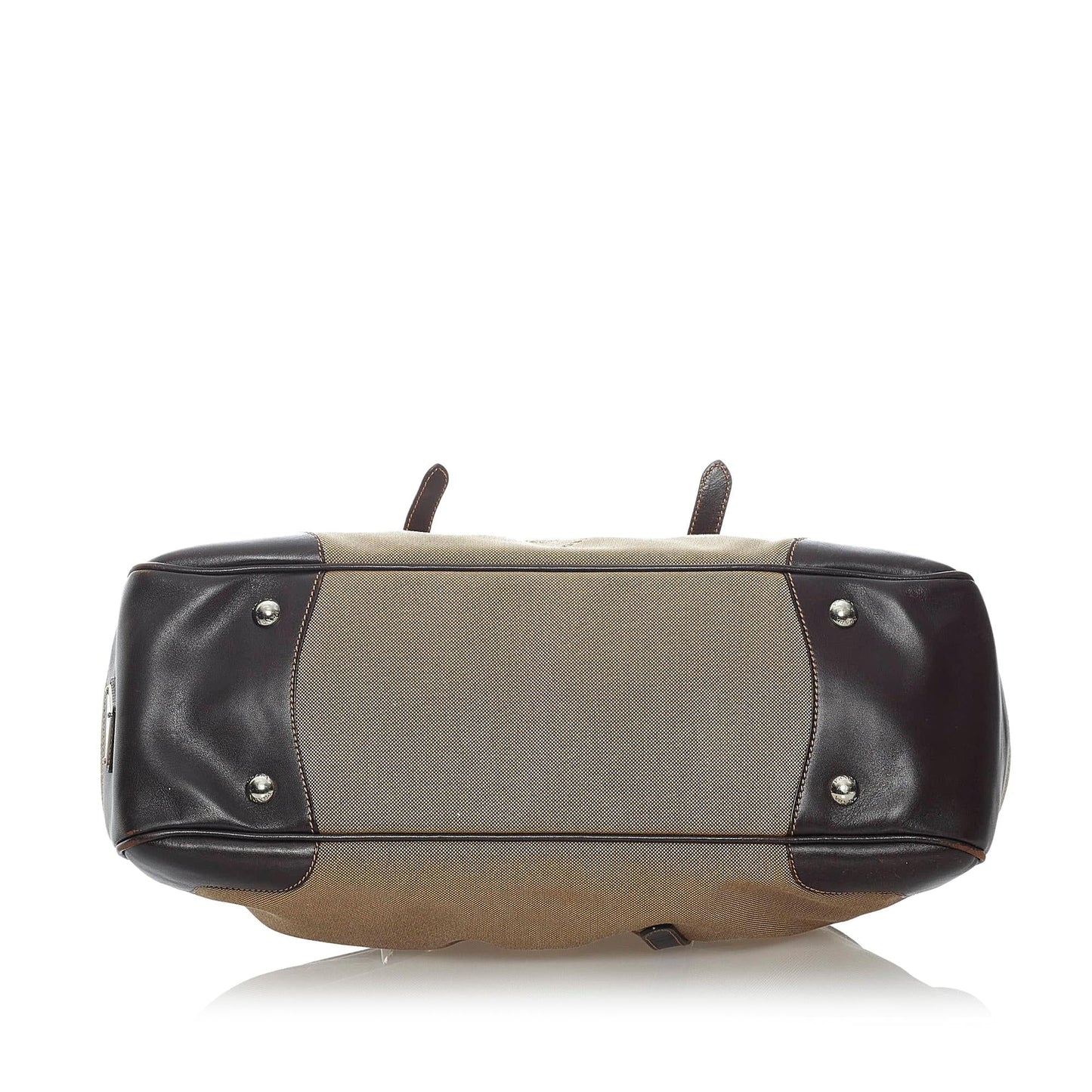 Prada Canapa Logo Frame Handbag (SHG-29755)