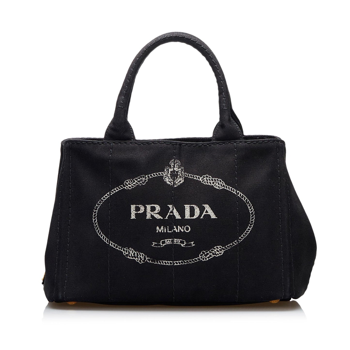 Prada Canapa Logo Handbag (SHG-dWahKa)