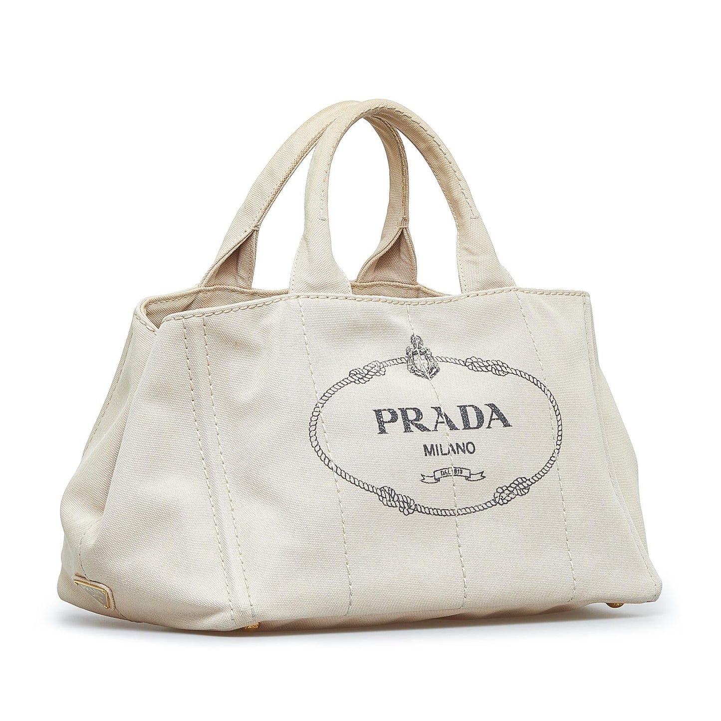 Prada Canapa Logo Satchel (SHG-m0w1KH)