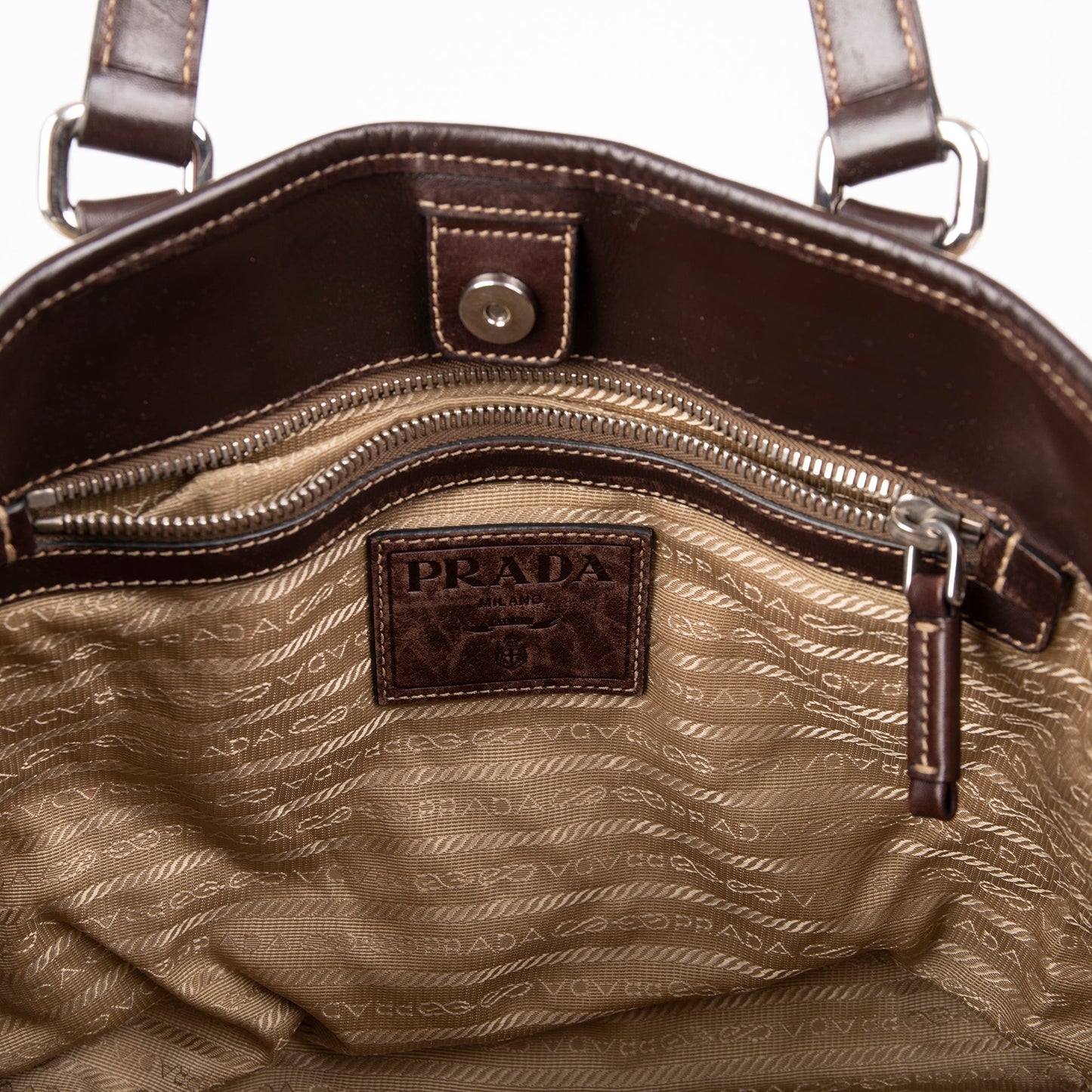 Prada Canapa Logo Tote