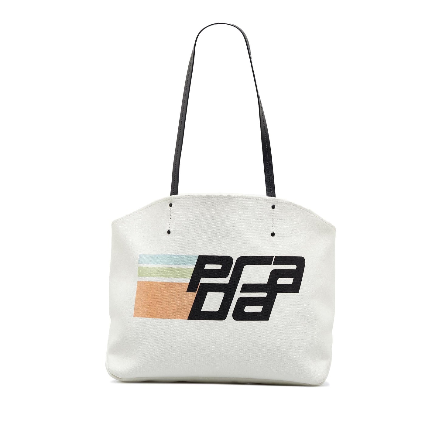 Prada Canapa Racing Logo Shopping Tote (SHG-fIzOpY)