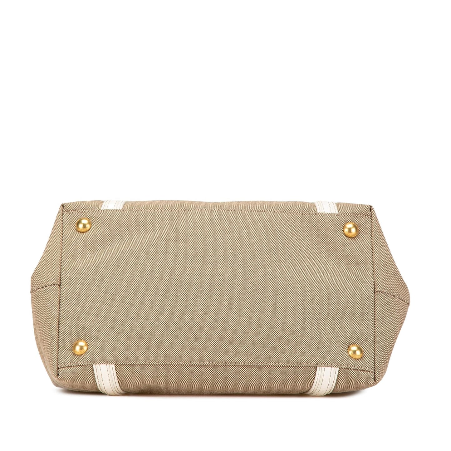 Prada Canvas Canapa Logo Satchel