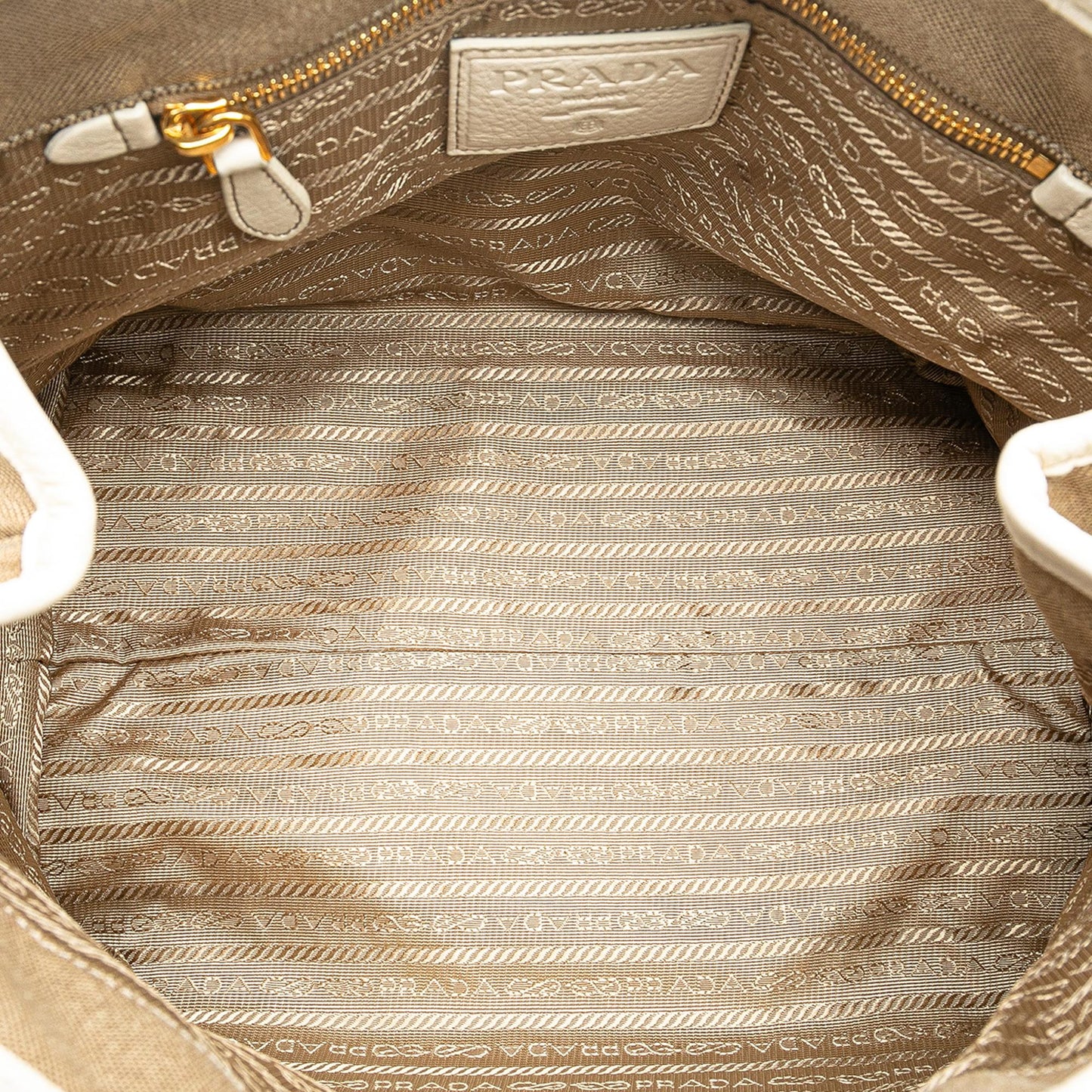 Prada Canvas Canapa Logo Satchel