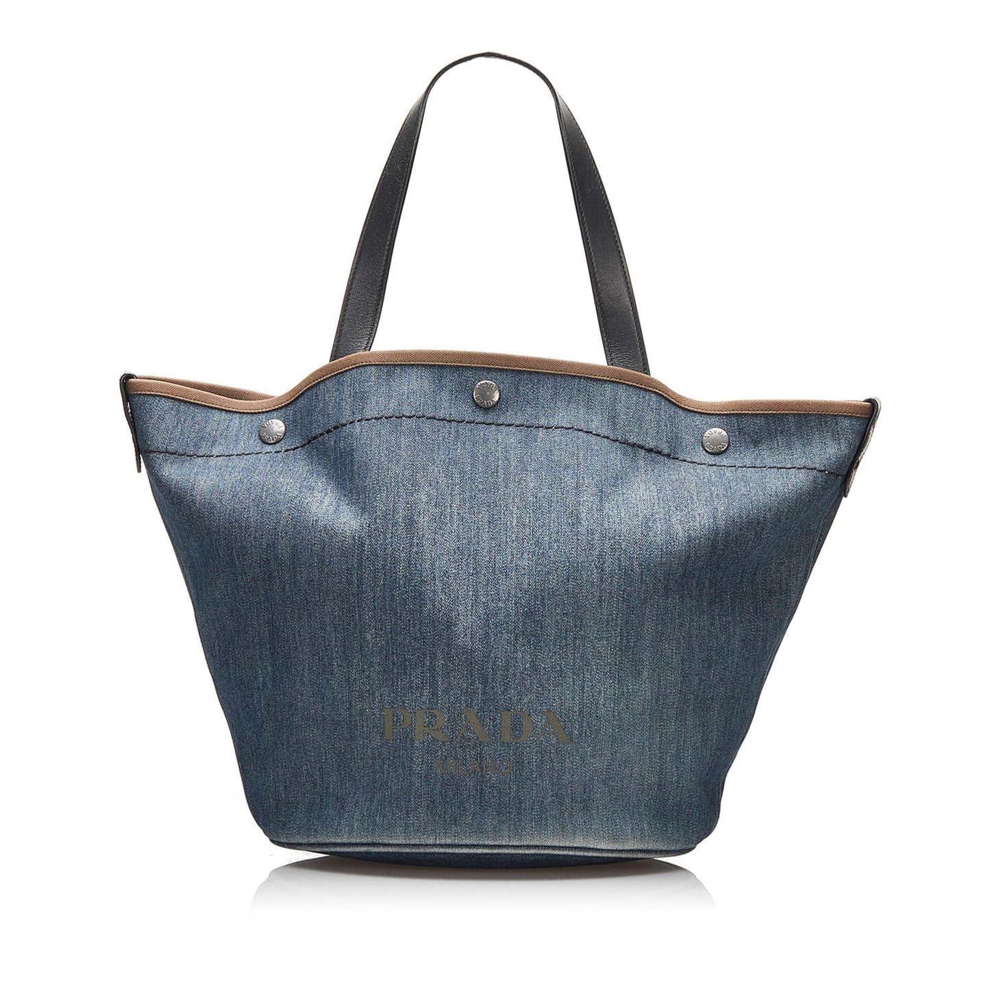 Prada Denim Satchel (SHG-HHLdAg)