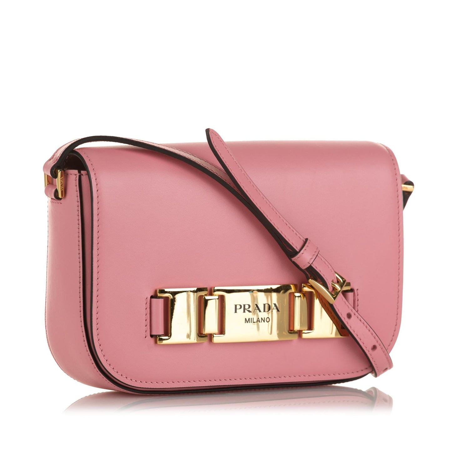 Prada Glace Calf Etiquette Crossbody