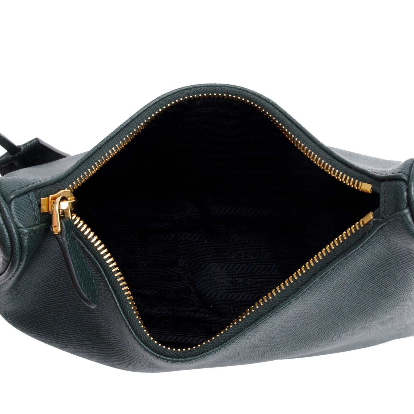 Prada Green Saffiano Leather Re-Edition 2005 Shoulder Bag