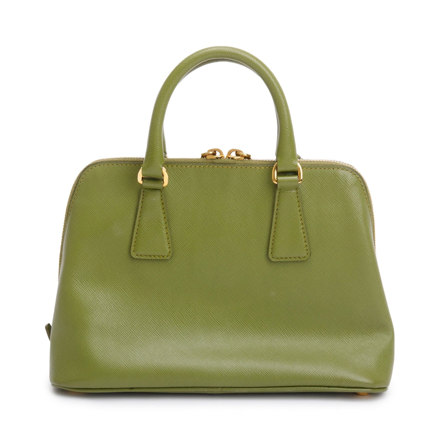 Prada Green Saffiano Lux Small Promenade Tote