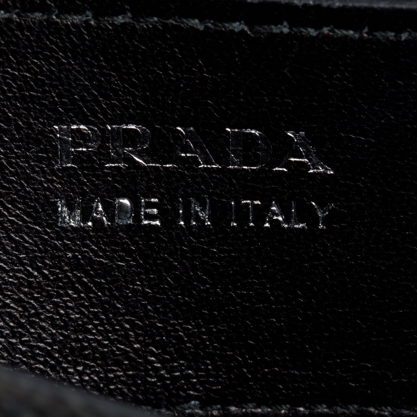 Prada Grey Saffiano Lux Medium Cuir Double Tote