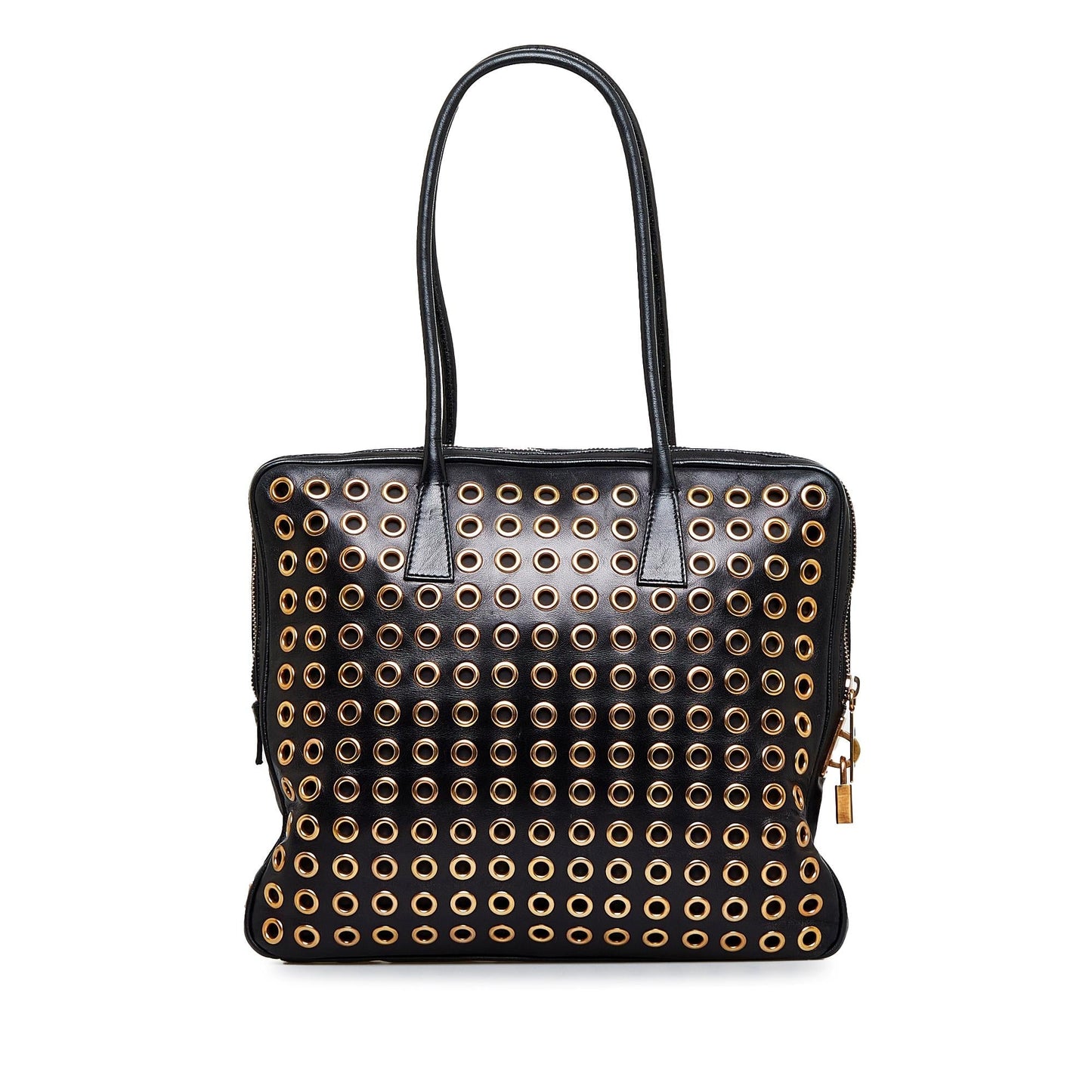 Prada Grommet Shoulder Bag (SHG-FiUEnf)