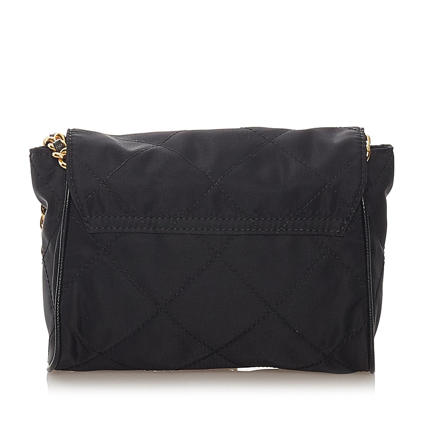 Prada Impuntu Tessuto Chain Crossbody Bag (SHG-27625)