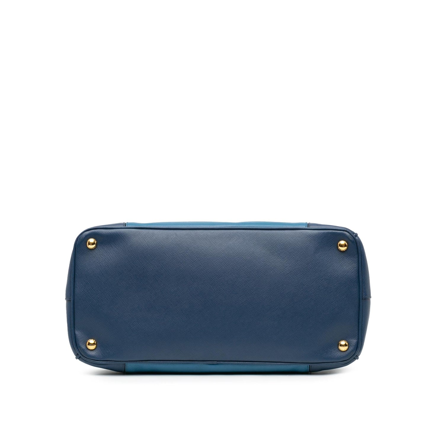 Prada Large Bicolor Saffiano Lux Galleria Double Zip Satchel (SHG-XkIbhN)