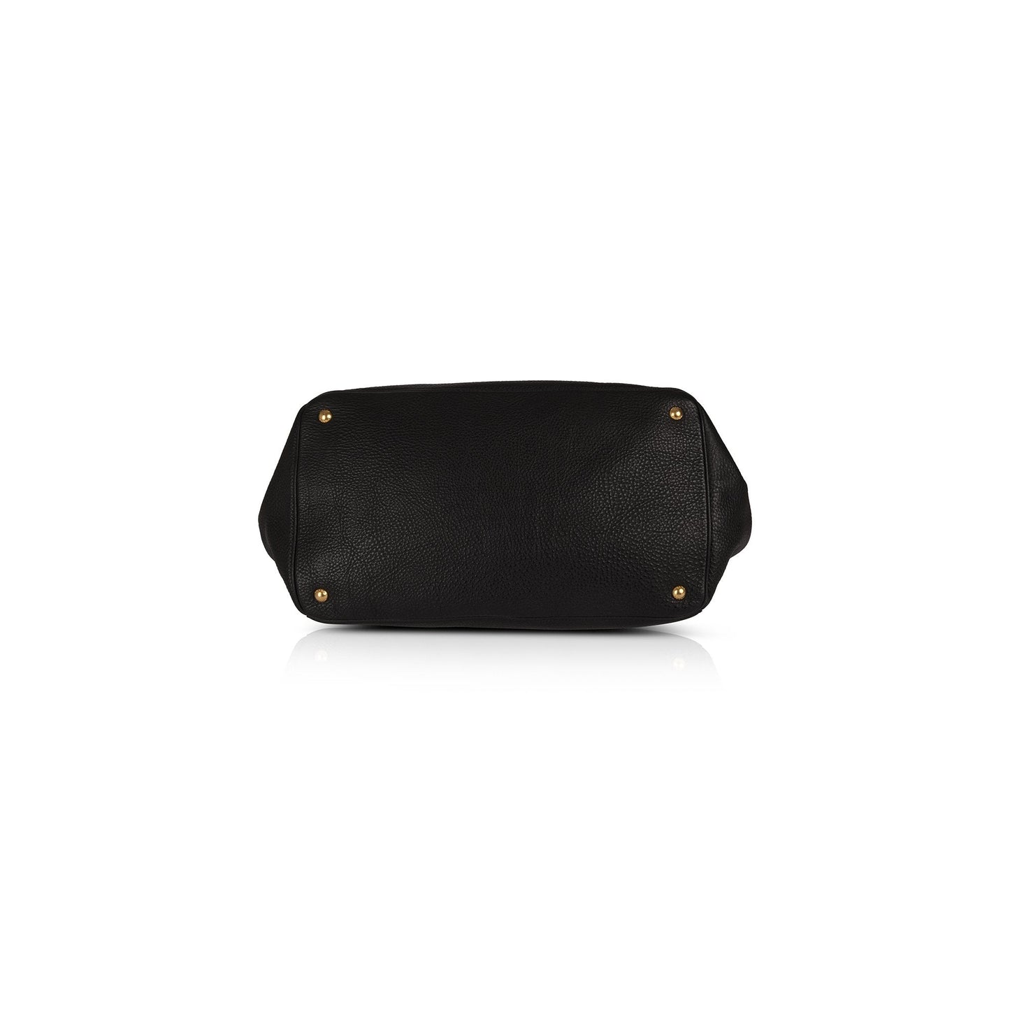 Prada Large Black Vitello Daino Tote