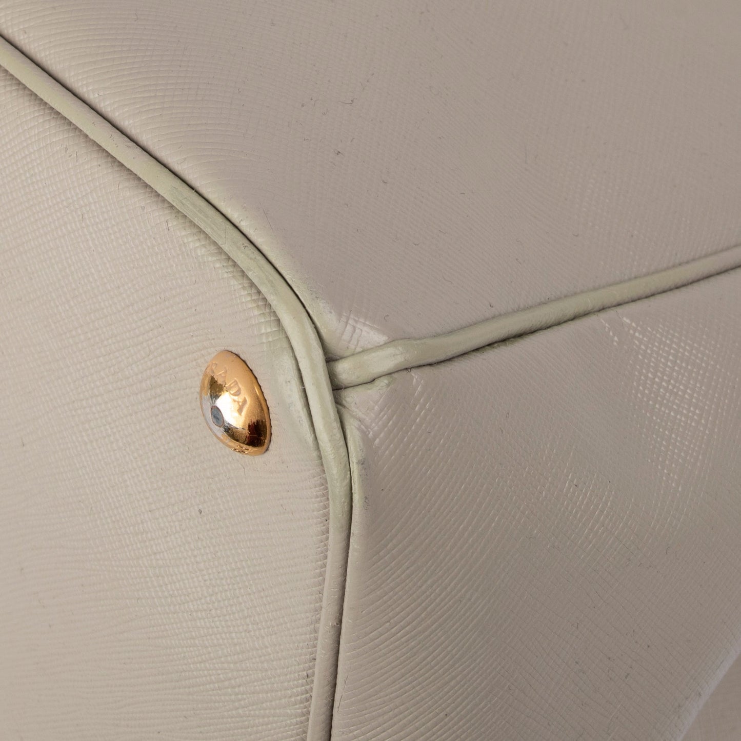 Prada Large Saffiano Lux Double Zip Tote