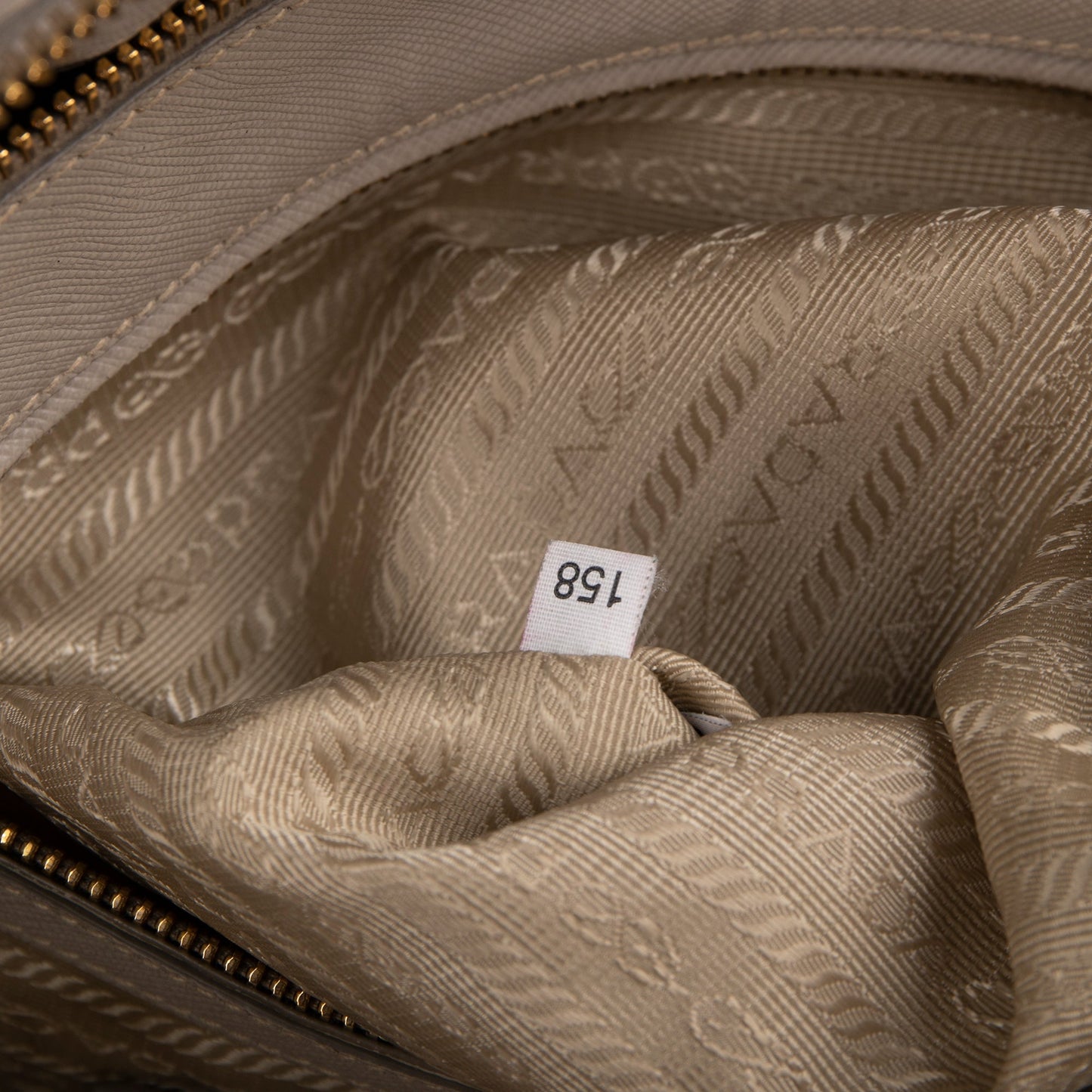 Prada Large Saffiano Lux Double Zip Tote