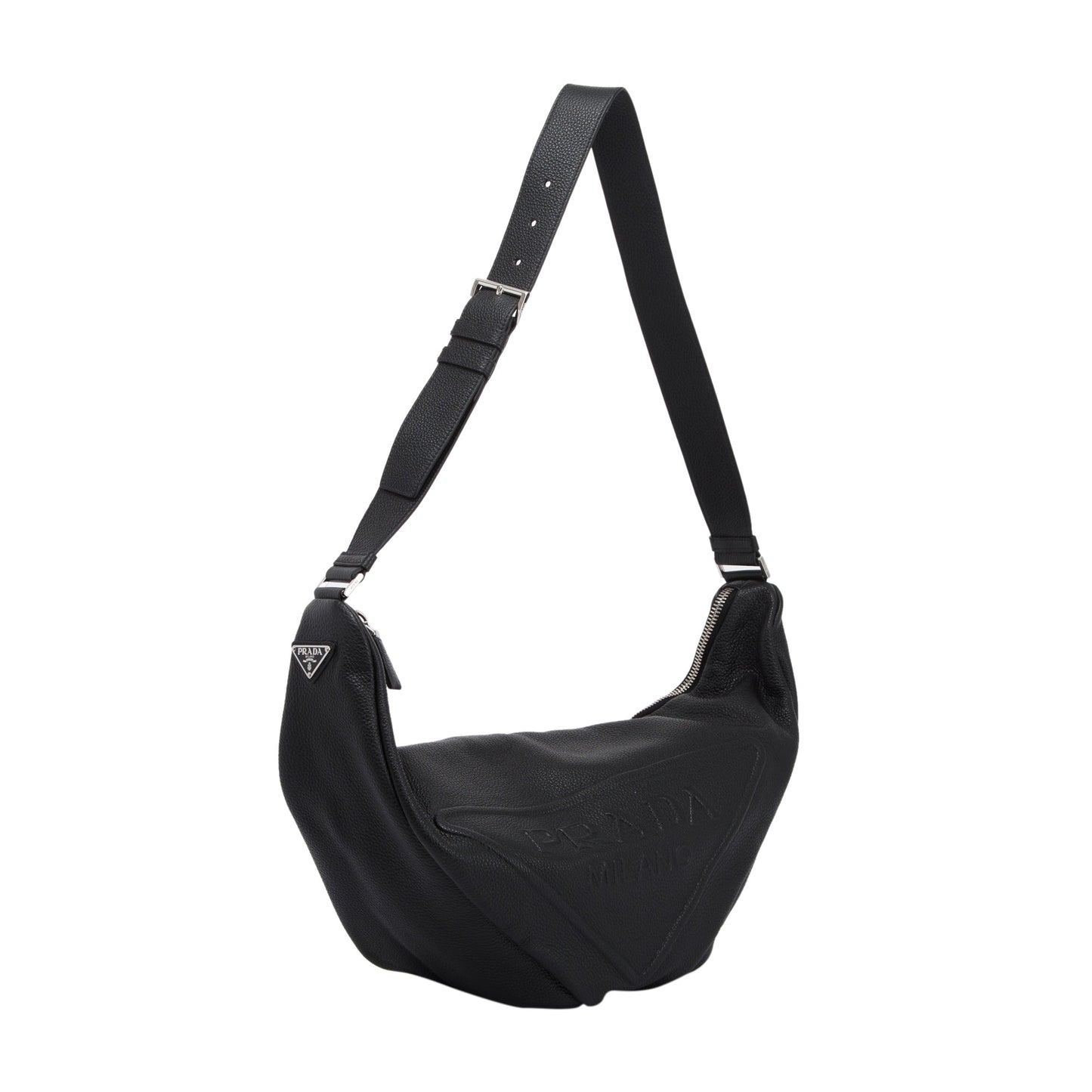 Prada Large Vitello Daino Leather Triangle Bag