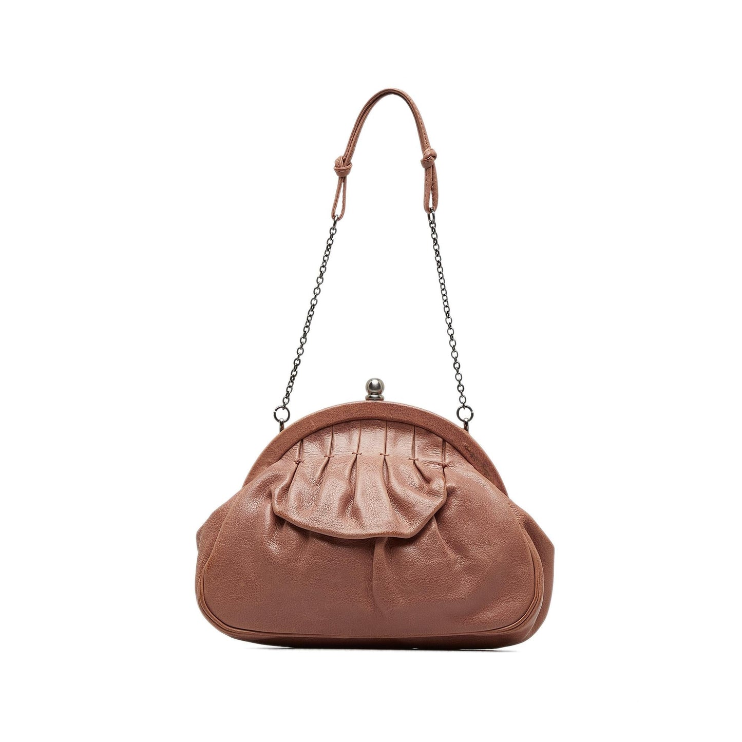 Prada Leather Chain Clutch (SHG-qRtleH)
