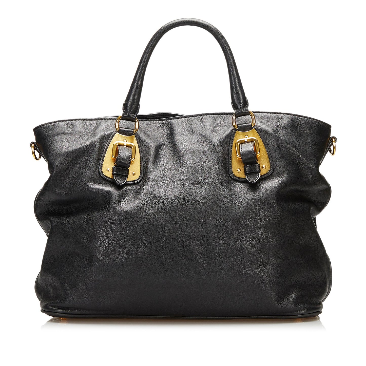 Prada Leather Satchel (SHG-35719)