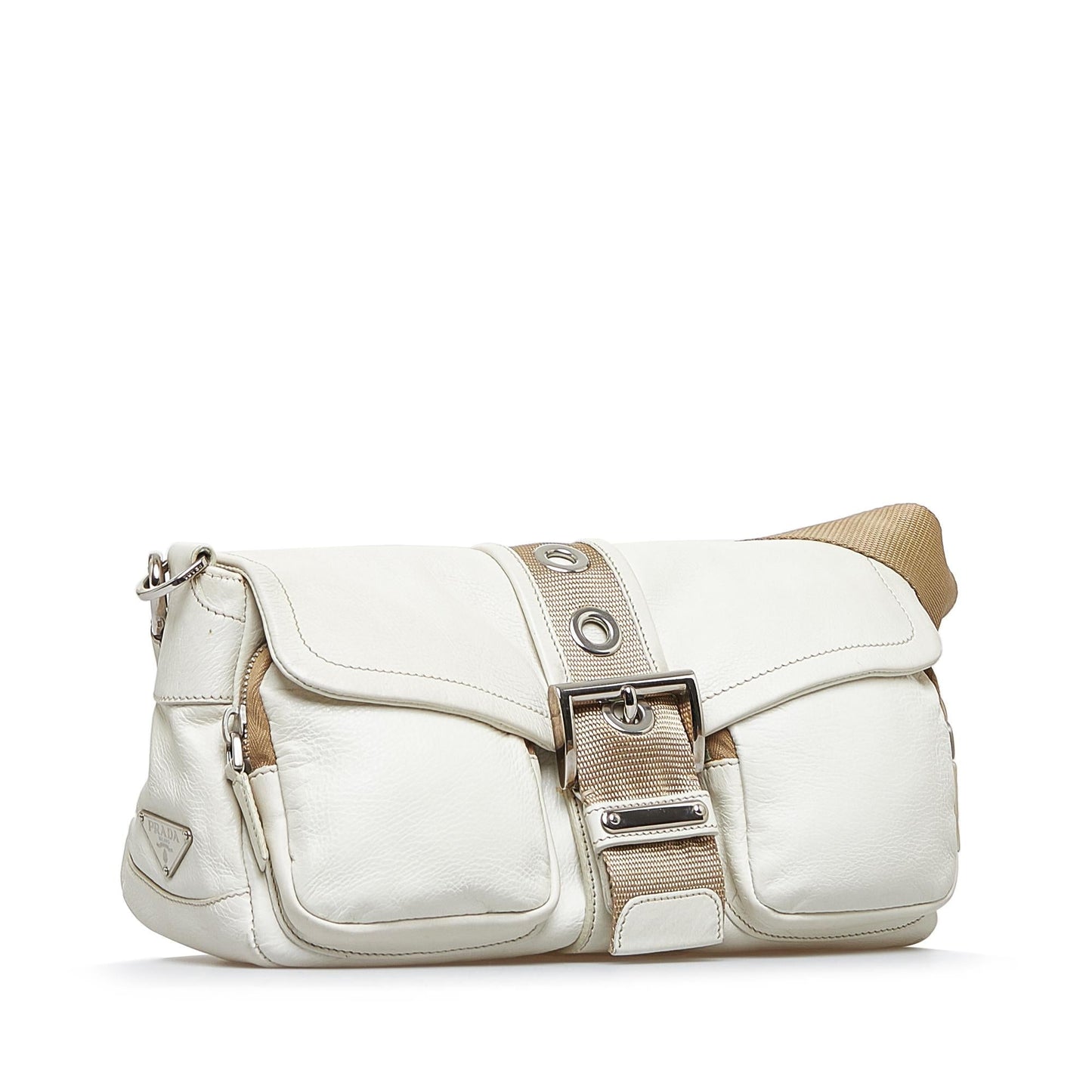 Prada Leather Shoulder Bag (SHG-LZCwx0)