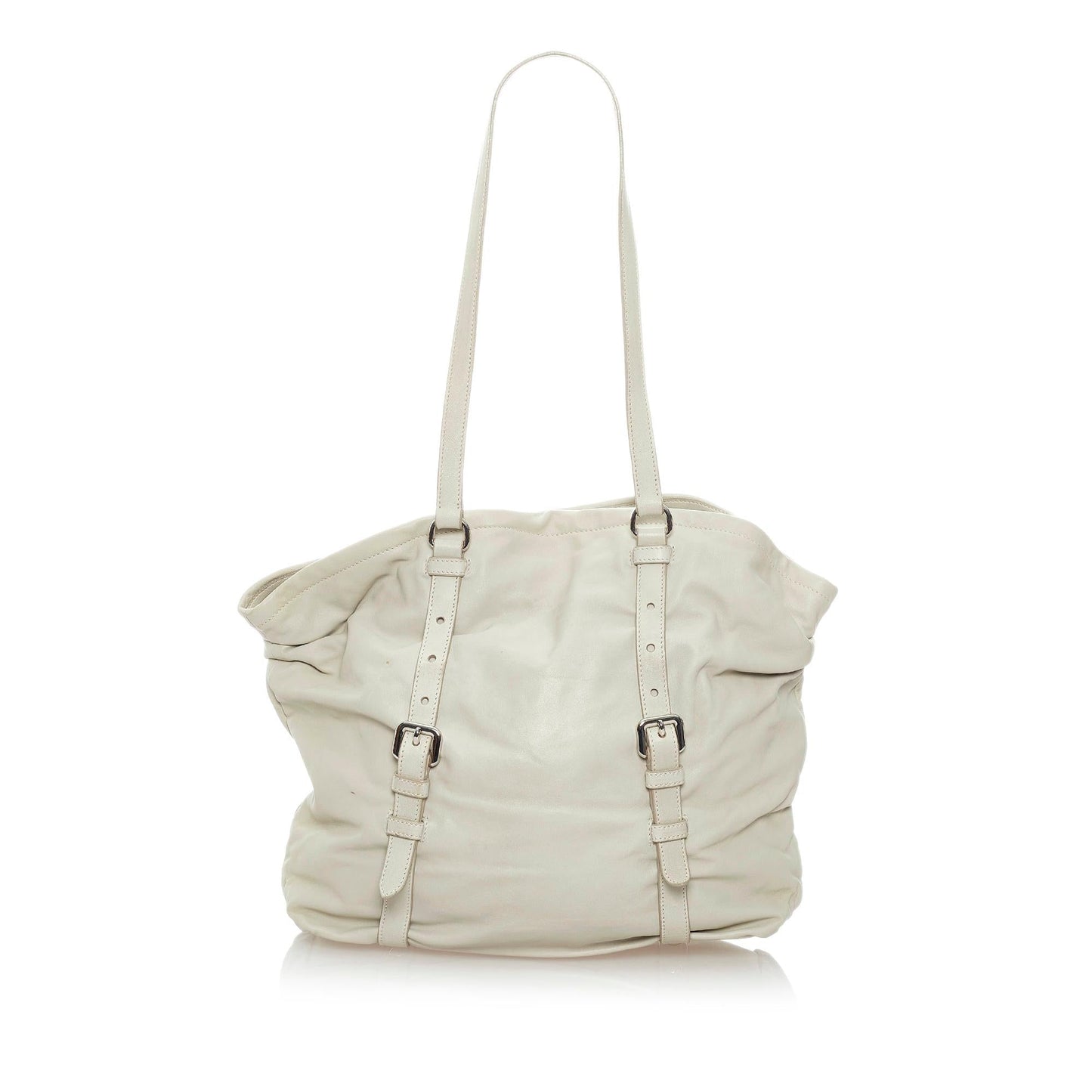 Prada Leather Tote Bag (SHG-32898)
