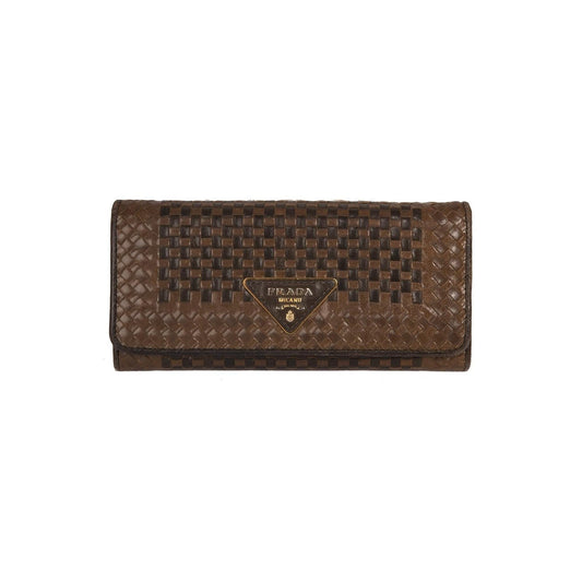 Prada Madras Continental Wallet