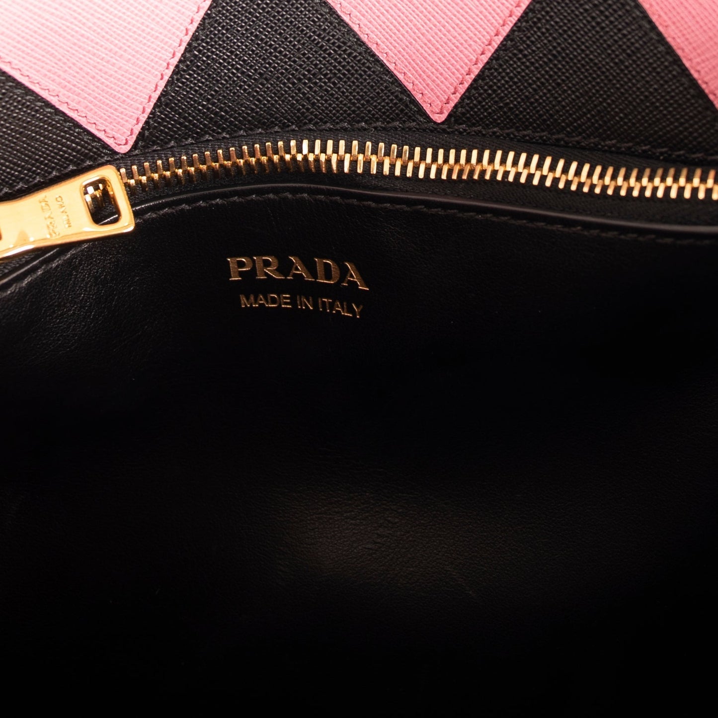 Prada Medium Saffiano & City Calf Leather Paradigme Tote
