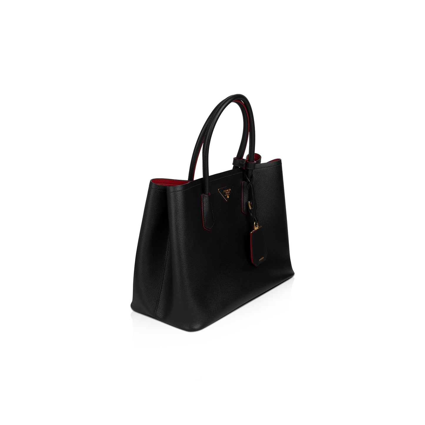 Prada Medium Saffiano Cuir Double Tote