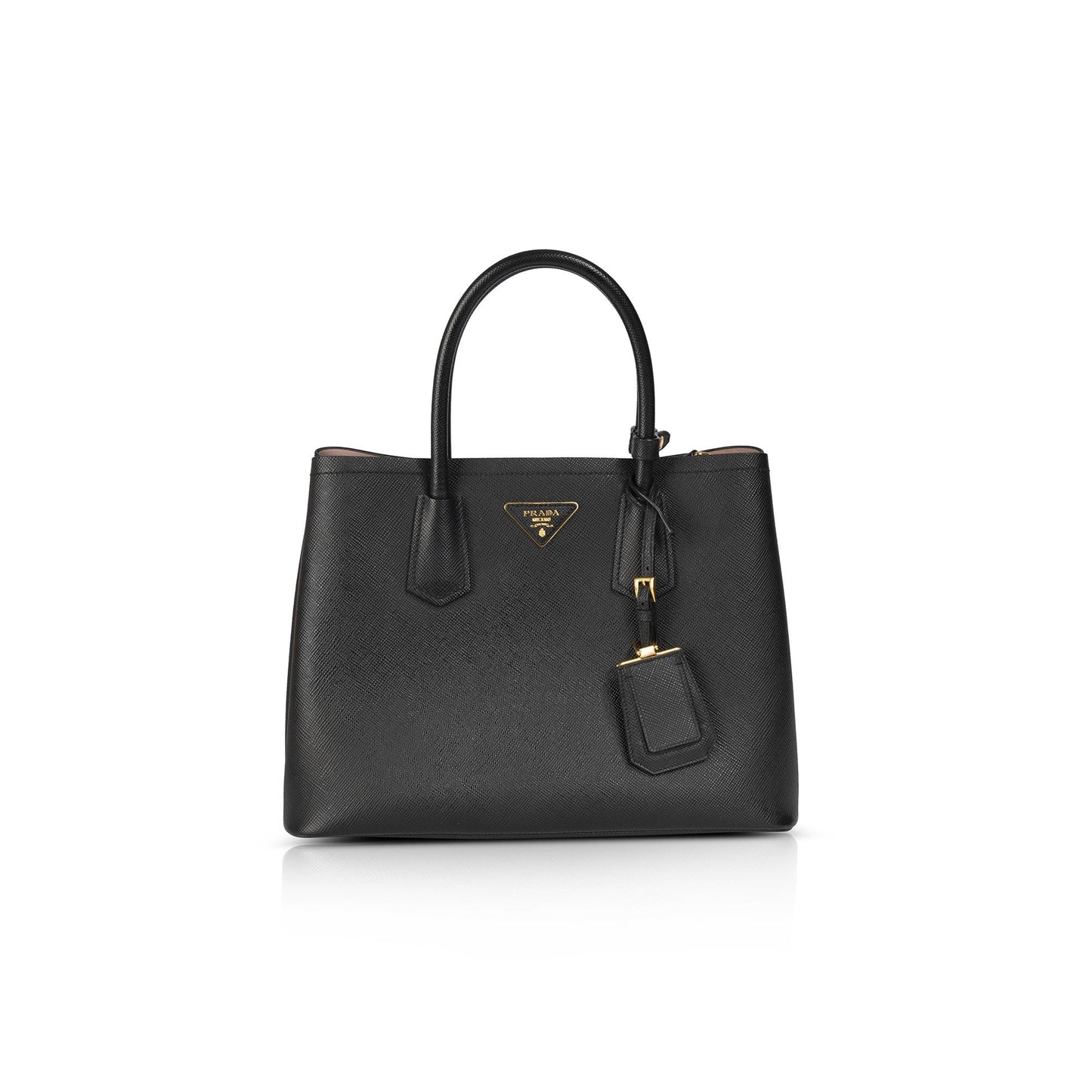 Prada Medium Saffiano Cuir Double Tote