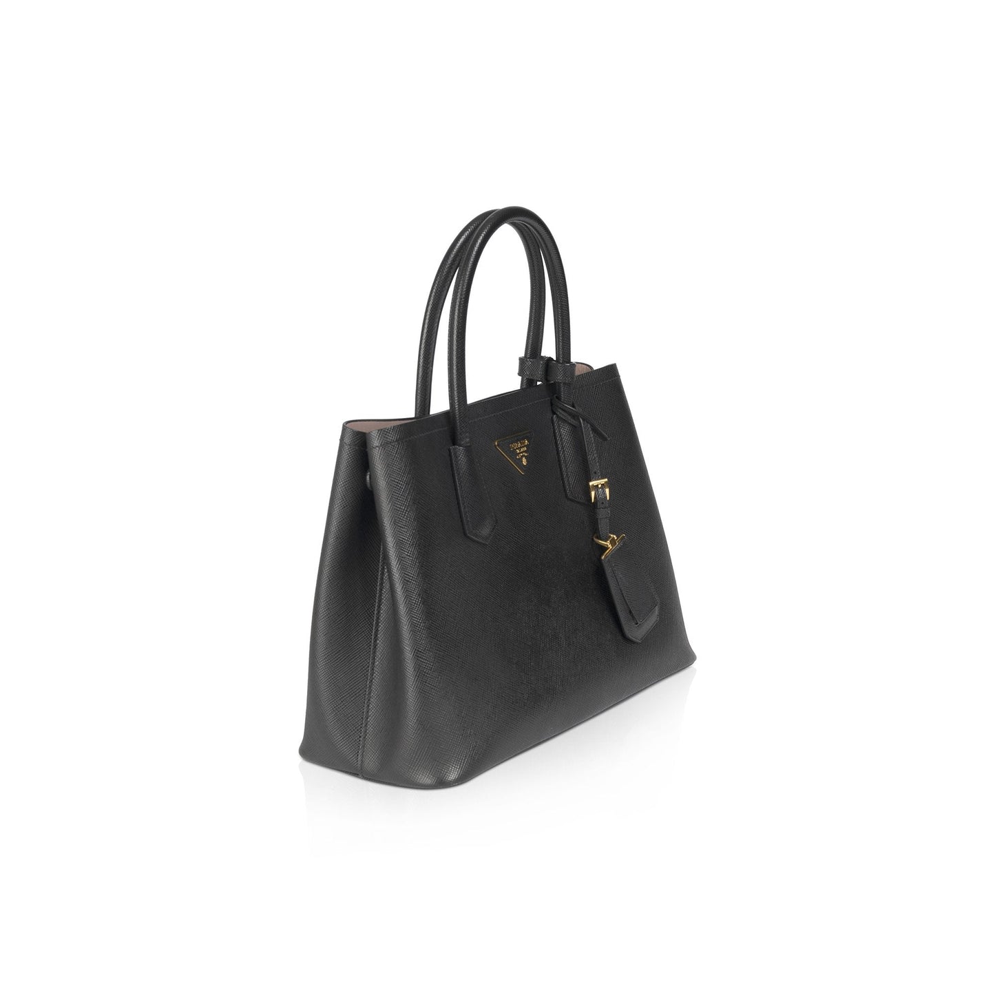 Prada Medium Saffiano Cuir Double Tote