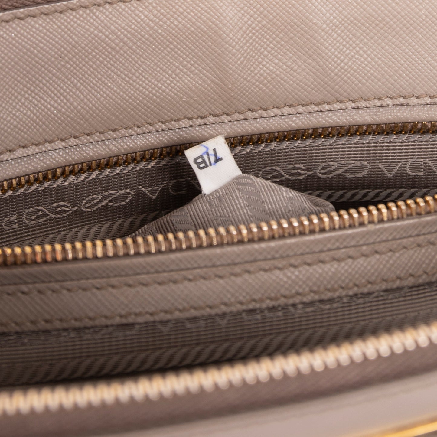 Prada Medium Saffiano Galleria Double Zip Tote