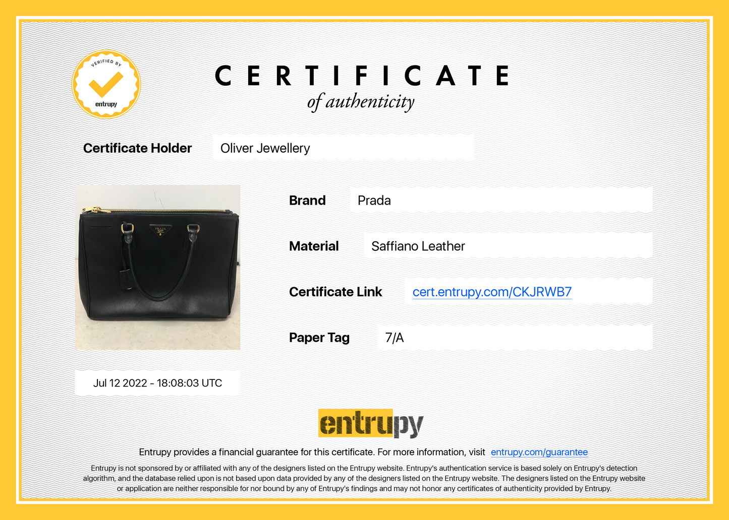 Prada Medium Saffiano Lux Double Zip Galleria Tote