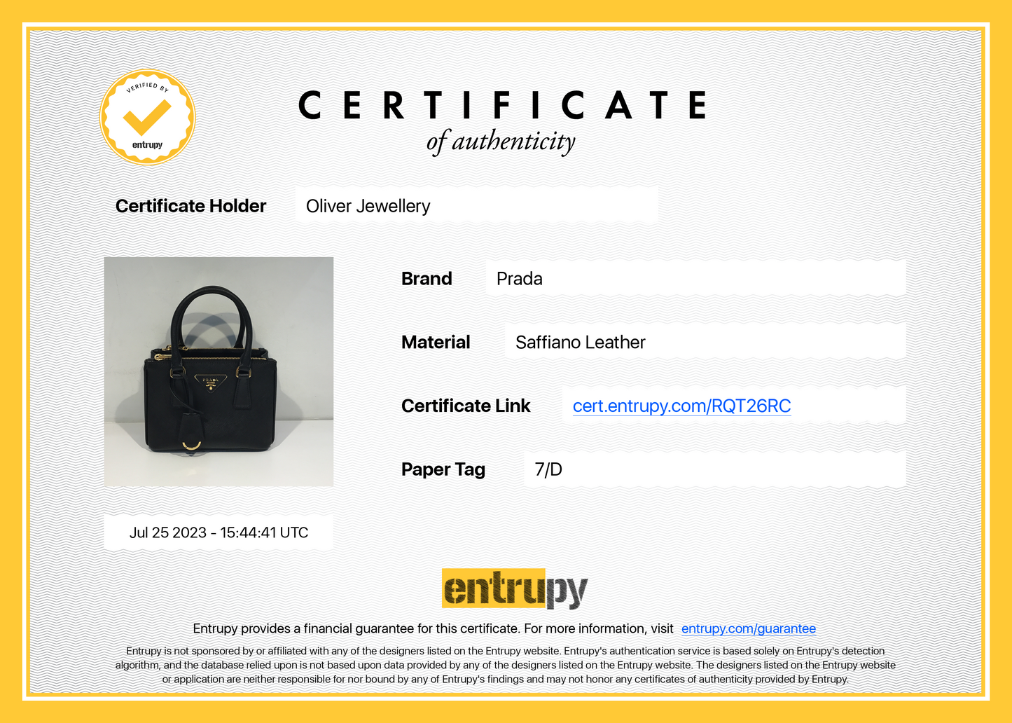 Prada Mini Saffiano Lux Galleria Double Zip Tote