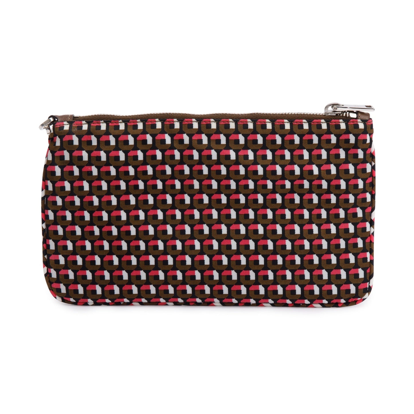 Prada Multicolor Tessuto Stampato Nylon Wristlet
