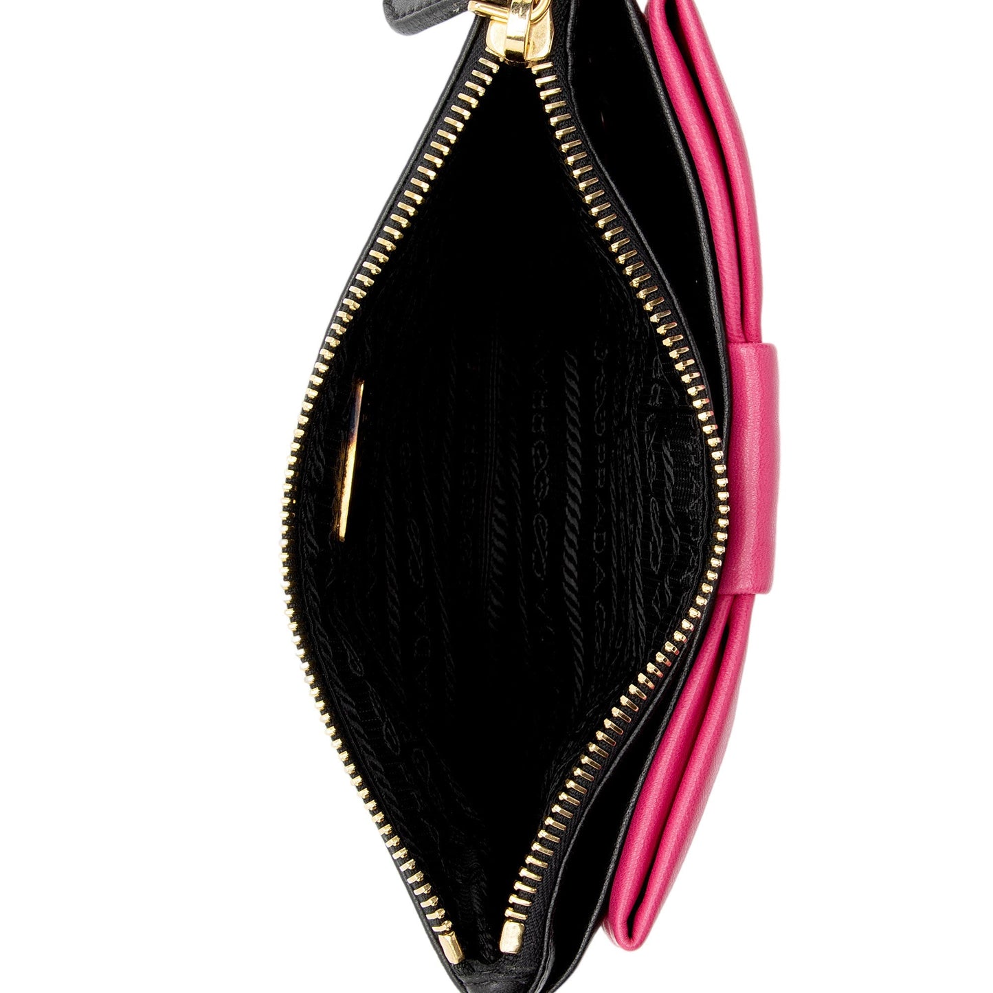 Prada Nappa Fiocco Bow Small Clutch (SHF-YHWkp5)