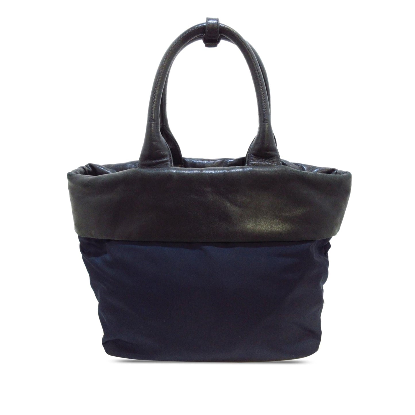 Prada Nappa Trimmed Tessuto Satchel (SHG-m0ZkLn)