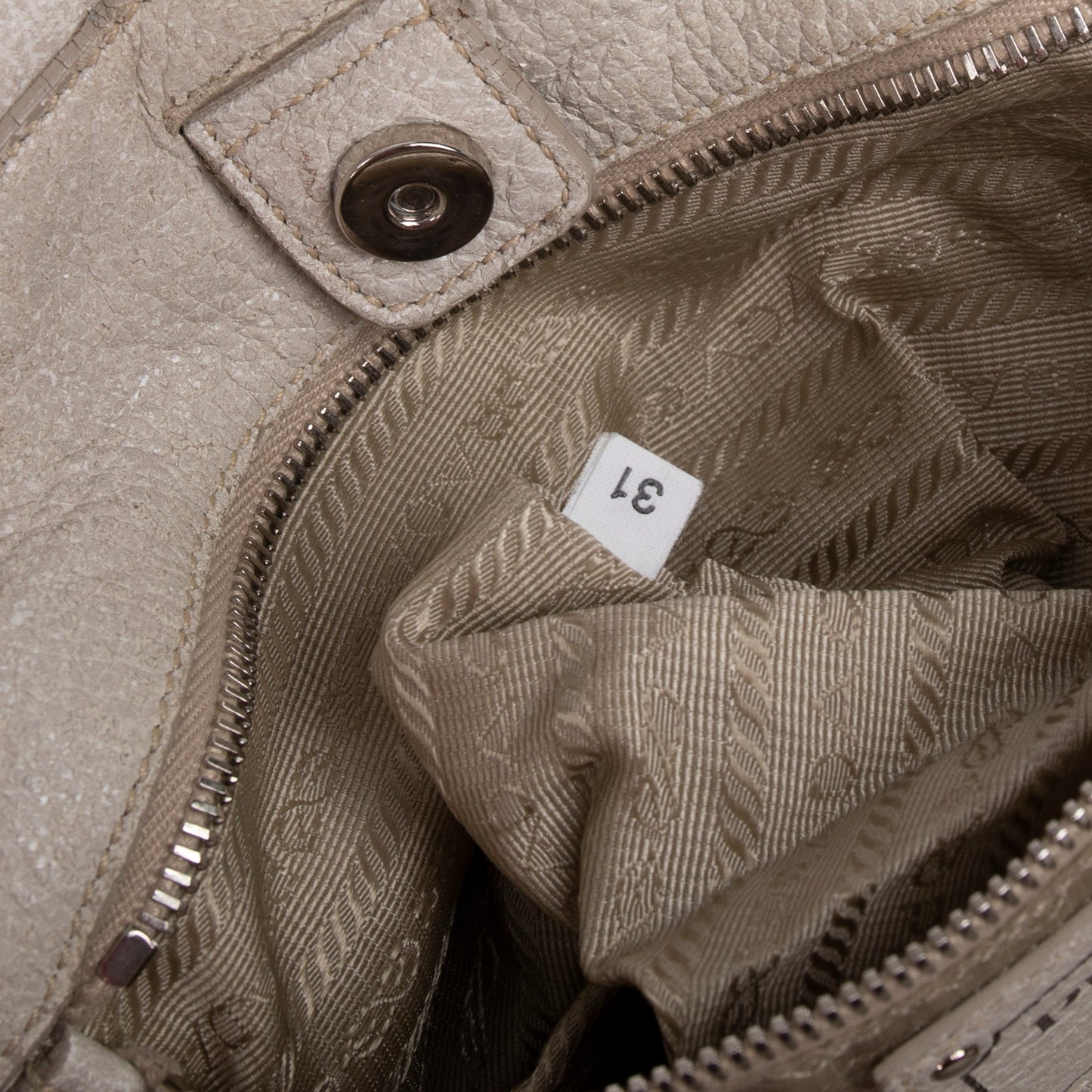 Prada Ombre Cervo Lux Chain Hobo